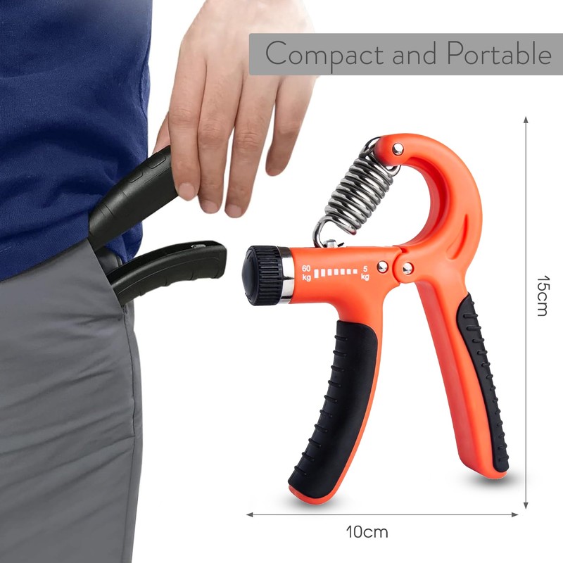 Fk Sports Forearm & Hand Grip Strengthener With Adjustable Resistance