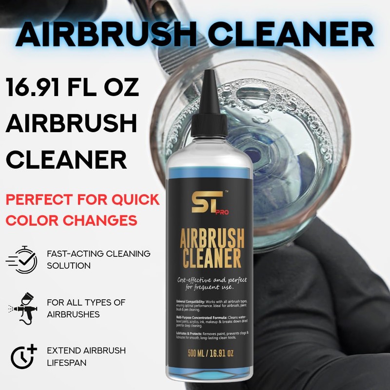 Supreme Trimmer Airbrush Cleaner Solution – 500ML | Fast Acting