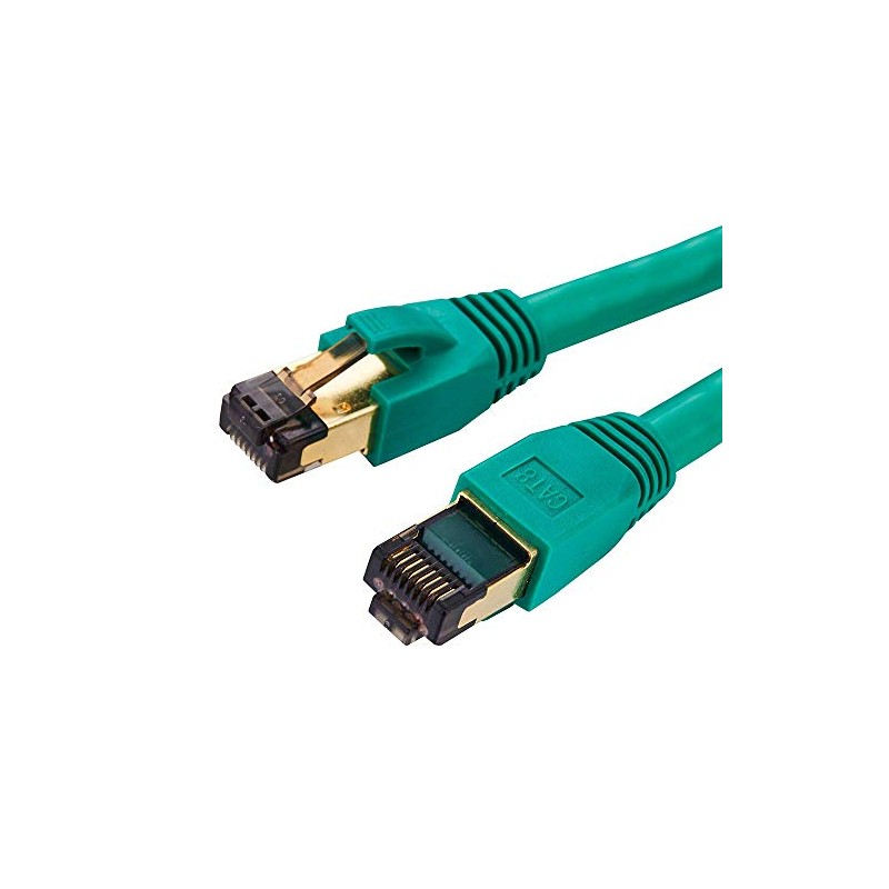 SATMAXIMUM Cat8 SFTP Ethernet Patch Cable 26AWG Copper Fluke Certified