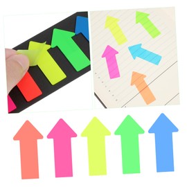 Operitacx 20 Sets Re-stickable Bookmarks Page Marker Tabs Label Stickers Index Tabs Sticky Colorful Page Markers Self- Pads Neon Note Tabs Book Books Decor Work Translucent Accessories