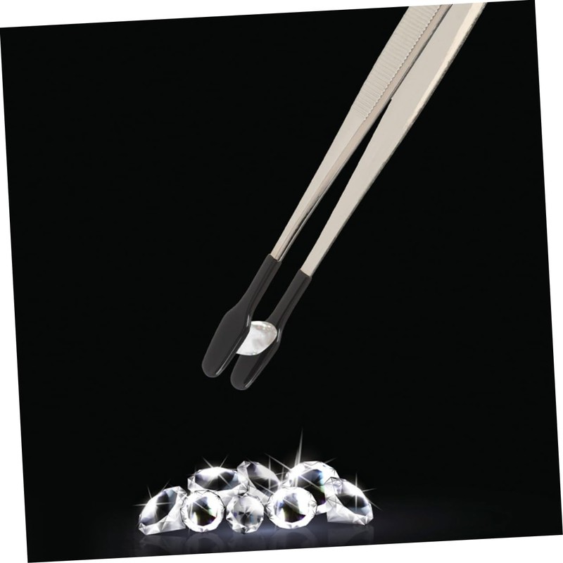 Healeved 5pcs Craft Tweezers Stainless Steel Tweezers Multipurpose for Crafting