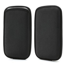 DFV mobile - Neoprene Waterproof Slim Carry Bag Soft Pouch Case Cover for ALCATEL VERSO - Black