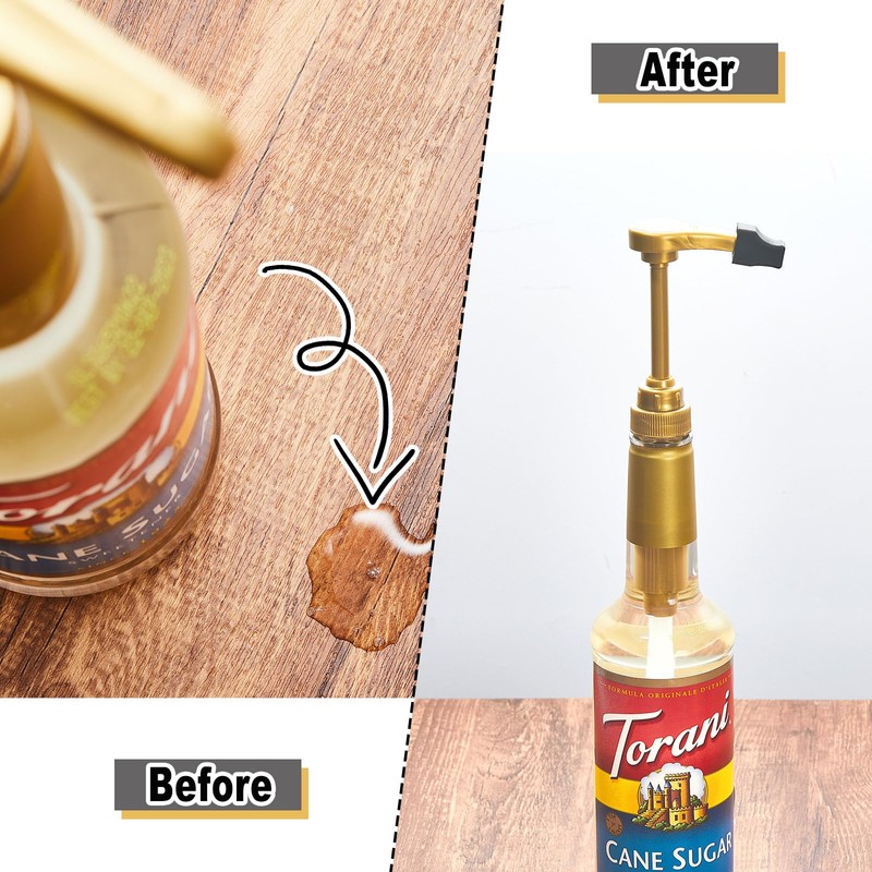 Zhehao 30 Pcs Coffee Syrup Pump Tip Cap Covers Pourer