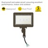 NUWATT 90W LED Flood Light, 3CCT 3000K/4000K/5000K Selectable, IP65 Waterproof