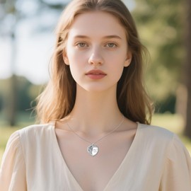 JBAERD Urn Necklace for Ash Sterling Silver Tree of Life Urn Pendant Heart Cremation Jewelry for Ash