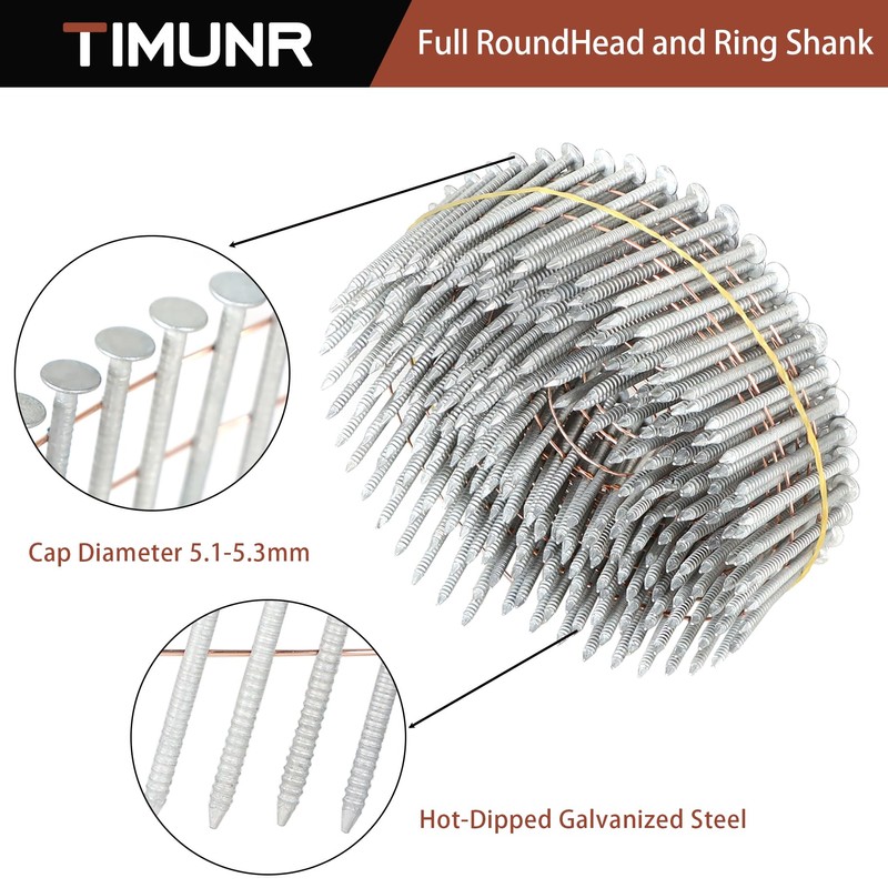 Timunr 3600 Count Siding Nails 15 Degree 1-1/2 Inch x
