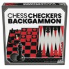 Goliath Chess, Dame & Backgammon, 3-in-1 Set with Classic Board