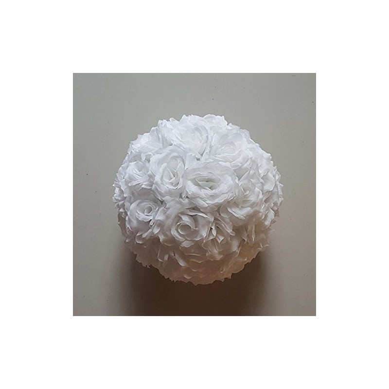 10 Pack 3 inch Artificial Rose Satin Pomander Kissing Balls