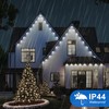 MERRIMAX M Permanent Outdoor Christmas Lights,50ft 36LED Eaves Lights with