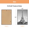 upsimples 27x40 in Poster Frame Black 3 Pack, Scratch-Proof Picture