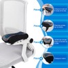 Reposabrazos Ergonómicos para Silla Oficina con Gel 2PCS Descansa Brazos