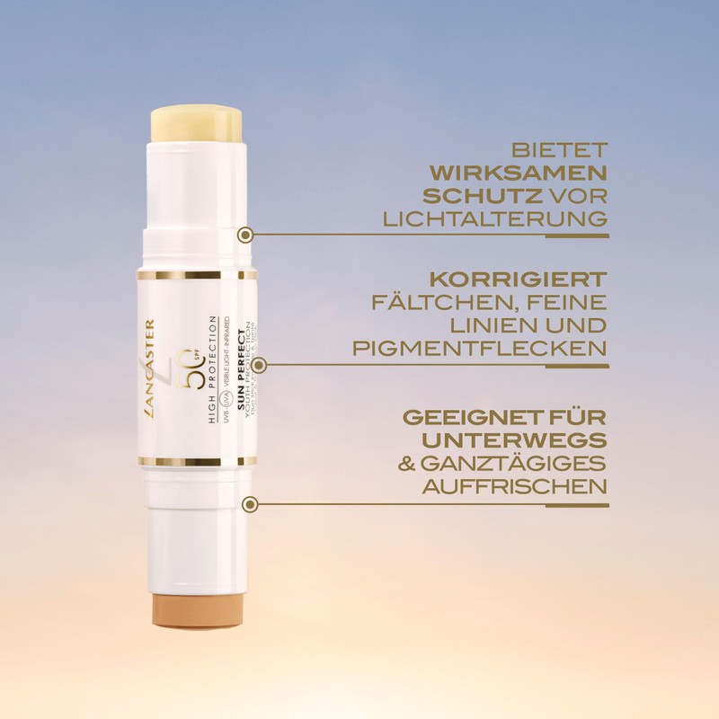 Lancaster Sun Perfect Youth Protection Sun Clear & Tinted Stick