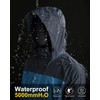 33,000ft Packable Rain Jacket Men's Lightweight Waterproof Rain Shell Jacket