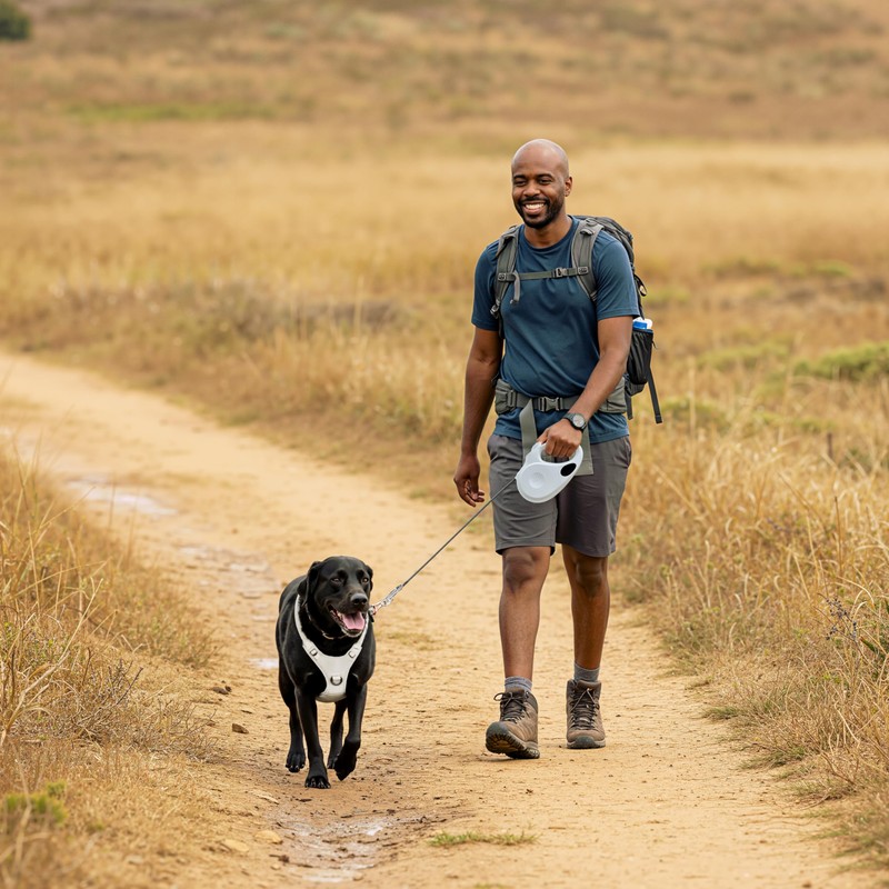 TUG Dog Harness with 2 Leash Connection Points | Adjustable,
