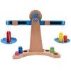 Wooden Weighing Scale Toy Set Educational Balancing Scale Toy Math