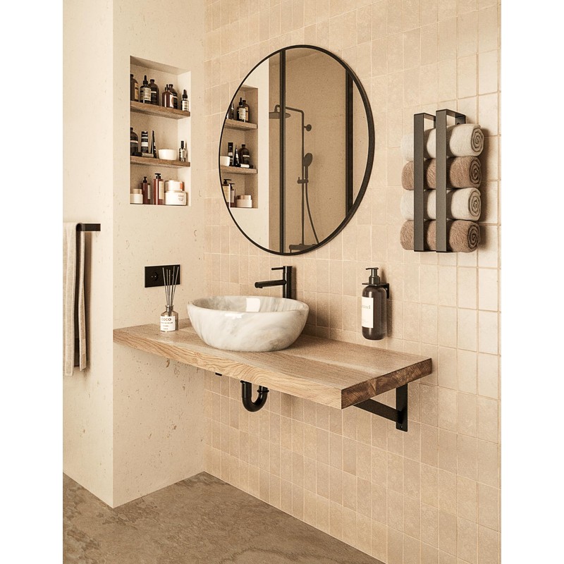 HEVVA ELBE Heavy Duty Support 20/25/30/35/40/45 cm | Washbasin Bracket,