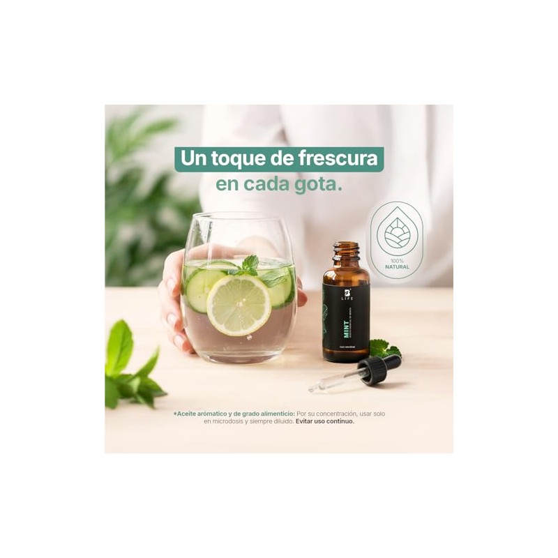 Aceite Esencial con Ingredientes Puros y Naturales, Aromalogía de 50
