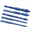 5Pcs Crooked Head Eccentric Drill Special High Strength Twist Bit