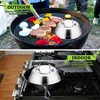 Joyfair Cheese Melting Dome, 2 Pcs Stainless Steel Basting Cover