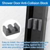 INCREWAY 4PCS Framed Sliding Silicone Door Bumpers Suitable for All