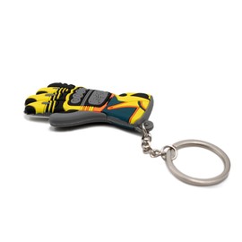 VmG-Store Key Ring Motorcycle Glove Design Made of Plastic Bike Pendant with Lanyard Key Ring Gift for Motorcyclists Motocross S147, multicoloured, S