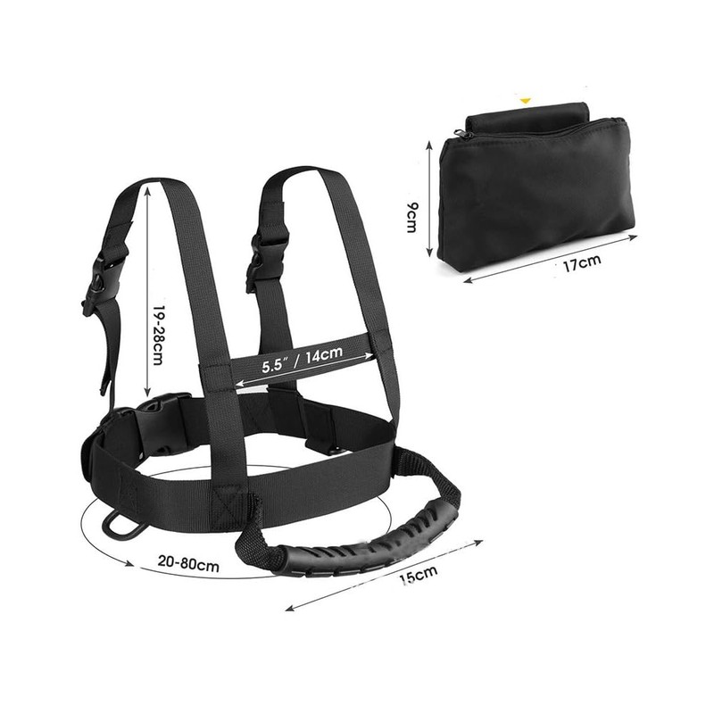Sarini Junior Ski Harness Ski Harness Ski Shoulder Strap, Ski