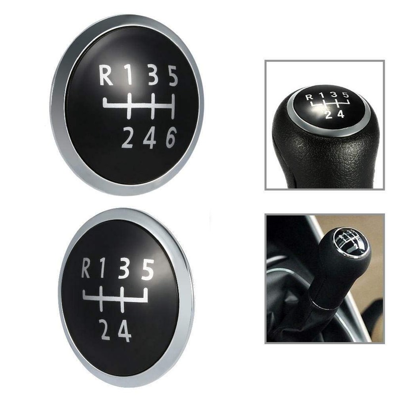 Replacement Gear Knob Cap Cover Gear Lever Emblem Manual Transmission