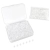 YMSDZHL 600pcs 4mm Silicone Earring Backs for Studs Earring Backings