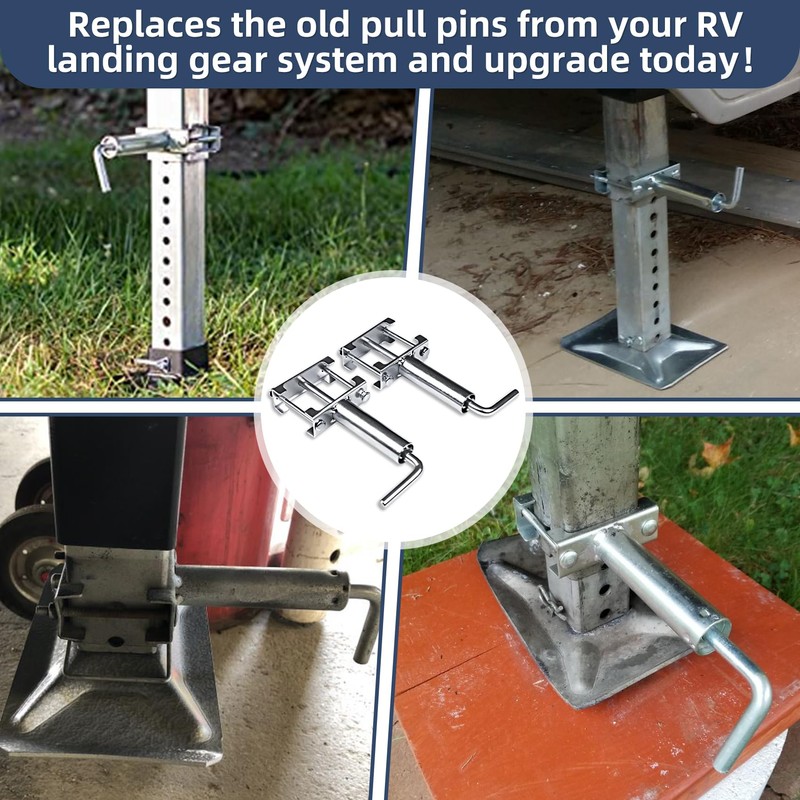 308287, RV 5th Wheel Landing Gear Quick Release Pull Pins,