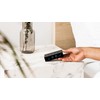 LEXON Flip Premium LCD Alarm Clock, Black, USB-Type C Charging,