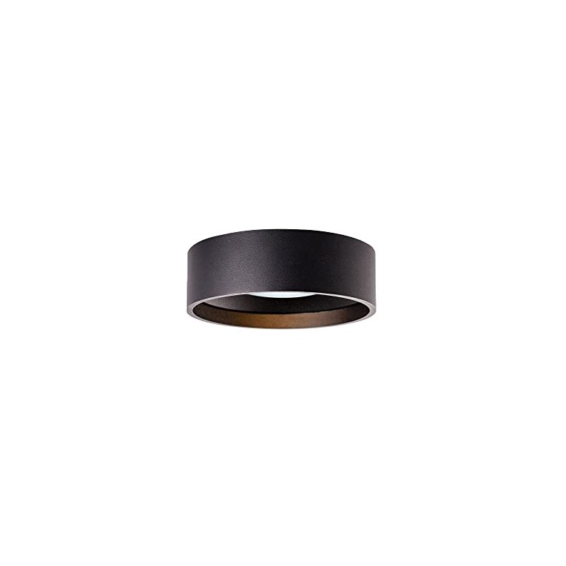 Kuzco Lighting EC18705-BK Trenton Outdoor LED Ceiling Flush Mount, Black
