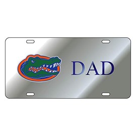 Florida Gators TAG (LASER Silver/GATOR HEAD DAD (07337))