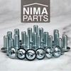 25 x pan head screws with flange and hexagon socket,