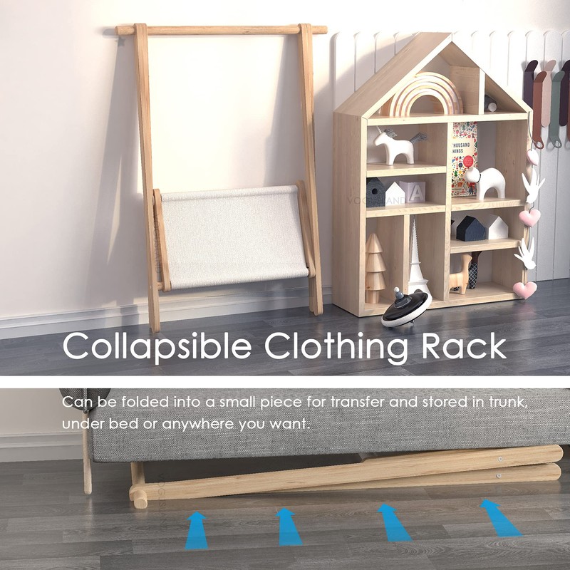 VOGUSLAND Dress up Rack, Child Garment Rack, Kids Clothing Rack