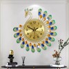 FLEBLE Large Wall Clocks for Living Room Decor Gold Decoration