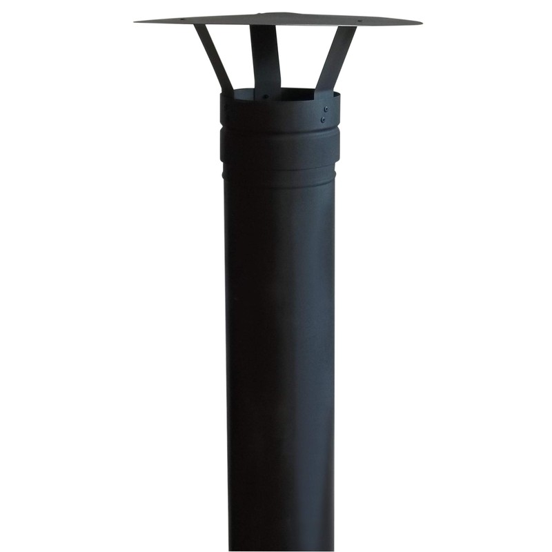 FOXY METAL FABRICATION CHIMNEY CAP,RAIN CAP,CHIMNEY COWL TO FIT 4''/100MM