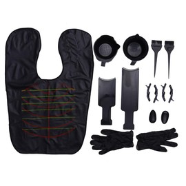 WOONEKY 16pcs Hair Dye Kit Mixing Bowl Brushes and Combs for Salon Use Professional Hair Coloring Tools for Easy Tinting and Color Mixing