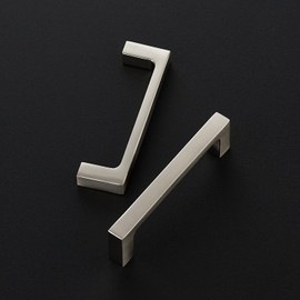 Ravinte 25 Pack Solid 3-1/2 Inch Kitchen Square Cabinet Handles Brushed Nickel Pulls Drawer Pulls Cabinet Hardware Kitchen Handles