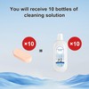 Nukisa 10 Bottles Compatible with Tineco Cleaning Solution Pet 500ml