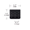 Wacnune 6Pcs Bra Extender Set of 3 Hooks Soft and