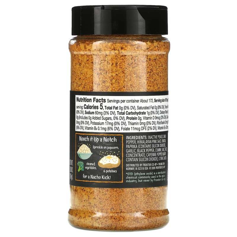 Frontier Nacho Spice Nutritional Yeast, 7.3 OZ
