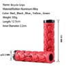 2 Pcs Bike Handlebar Grips Skull Style Bicycle Grips Soft