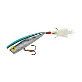 Rebel Lures P6503 Lures Magnum Pop R Fishing Lure (3-Inch, Silver/Blue)