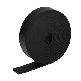 Neoprene Rubber Strips Solid Rubber Sheet for DIY Gasket, Warehouse, Pads, Seals, Weather Stripping, Crafts, Flooring(1In x 1/8In x 10Ft)