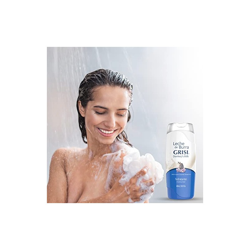 Leche de Burra Shower Gel Grisi Mandarina 450 Ml, color