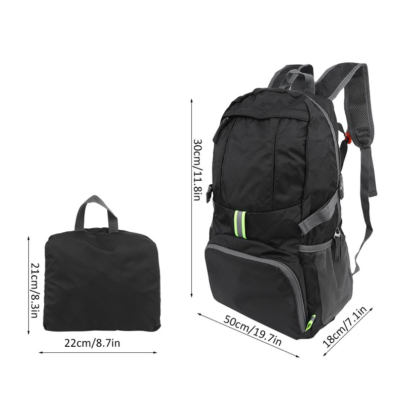 35L Waterproof Backpack Outdoor Lightweight Foldable Nylon Bag for Climbing
