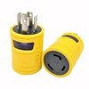 Parkworld 884913 30 AMP Generator Adapter 4-Prong Locking L14-30P Plug
