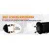 OEM MF03 30 Inch Chromed Iron Straight Mud Flap Hanger
