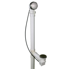 NuWhirl Brushed Nickel Cable Drain Assembly DC200-62