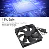 120mm Computer Case Fan, 3000RPM 2pin Dual Ball Bearing PC